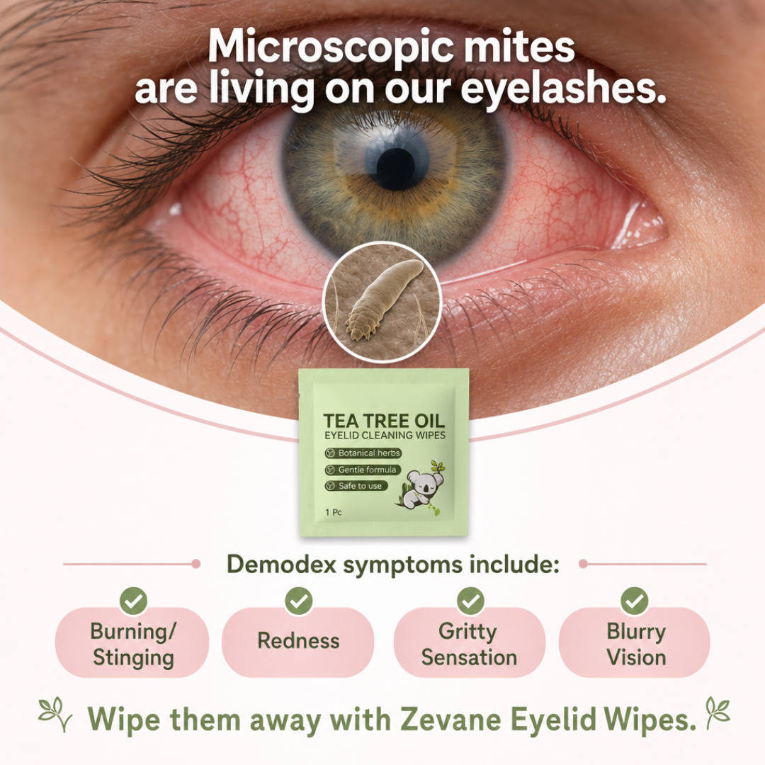 Brivia™ Tea Tree Oil Eyelid Wipes