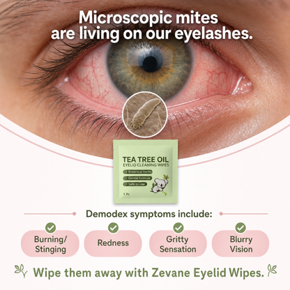 Brivia™ Tea Tree Oil Eyelid Wipes