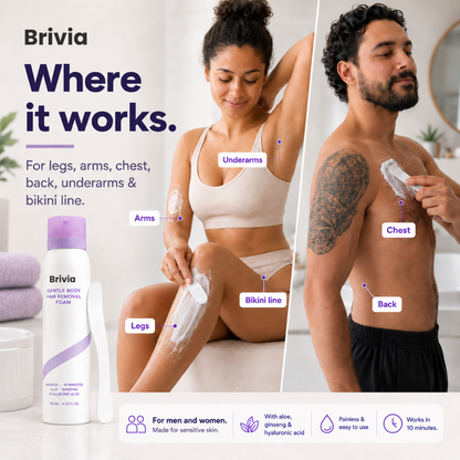 Brivia™ Hair Removal Foam