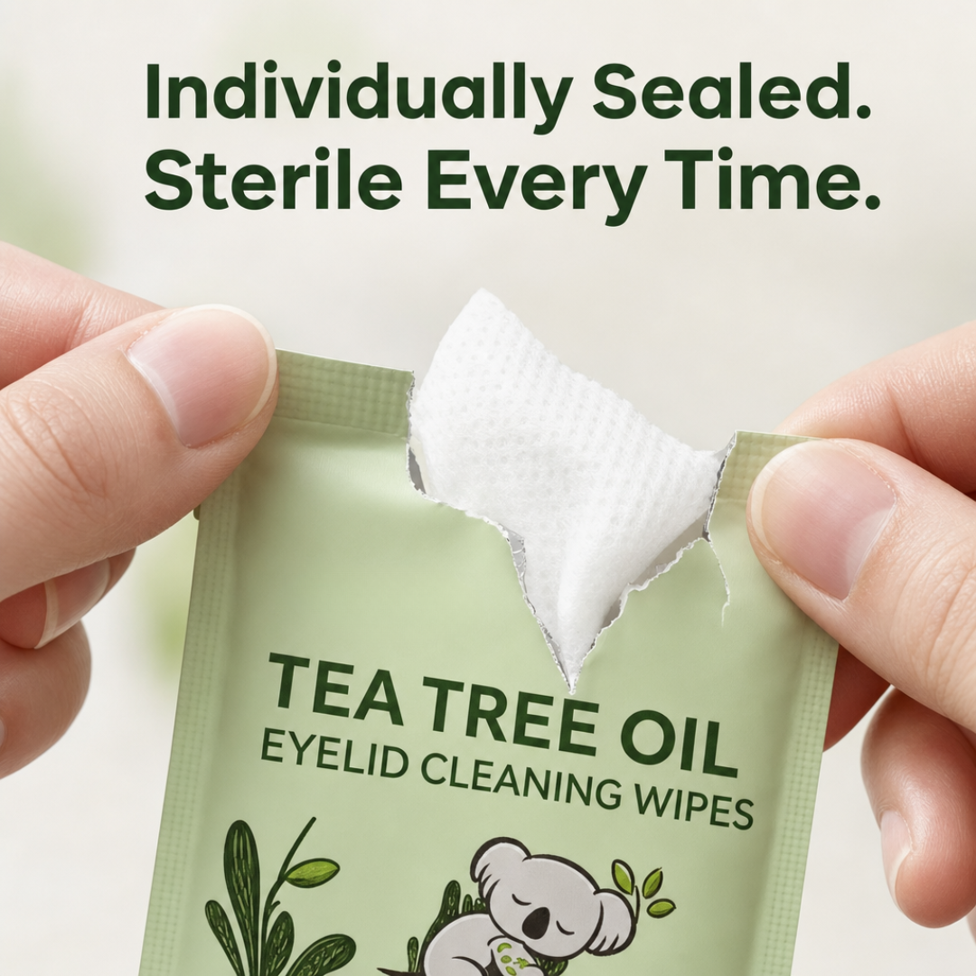 Brivia™ Tea Tree Oil Eyelid Wipes