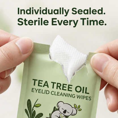 Brivia™ Tea Tree Oil Eyelid Wipes